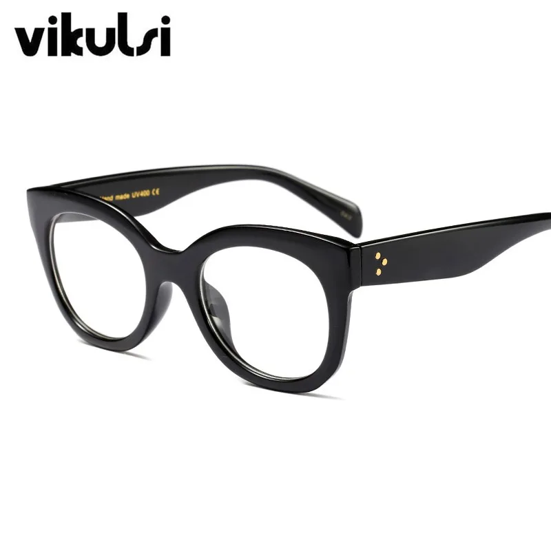 Новинка 2017 унисекс винтажные очки Брендовые дизайнерские прозрачные женские