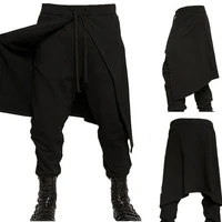 2020 plus size xxxl medieval costume for men western style spliced loose pants gothic fashion pant