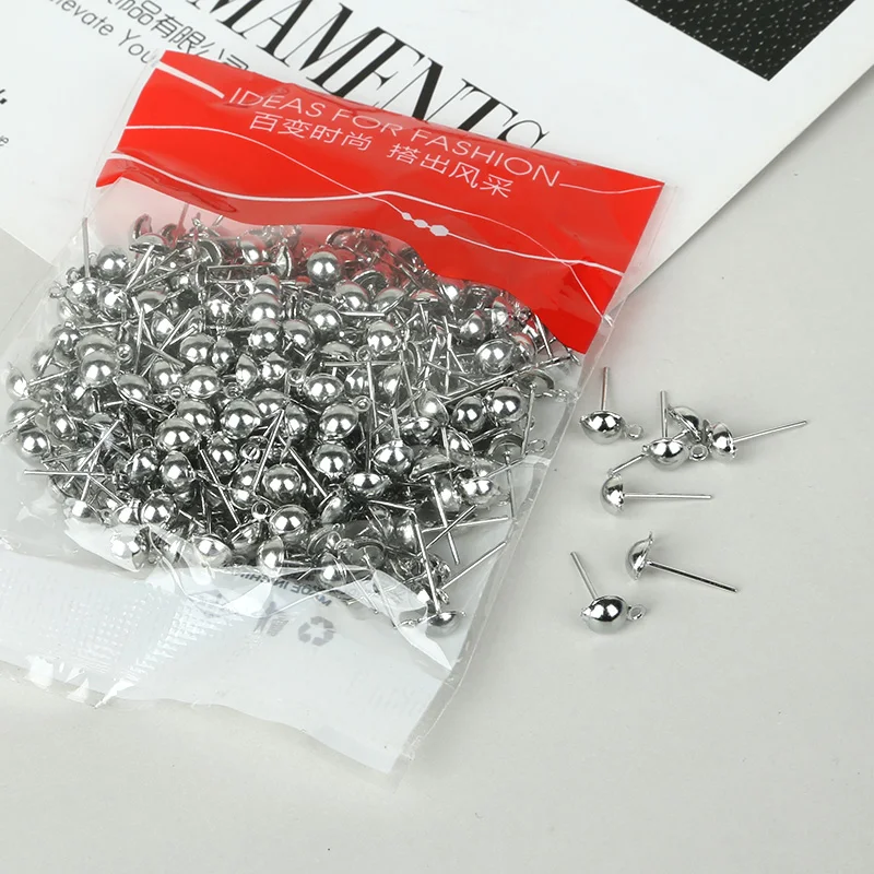 Основа для сережек с кабошоном золотистая/Серебристая/бронзовая основа