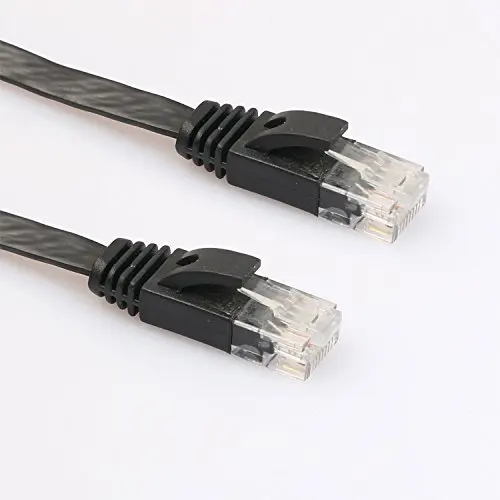 Bestellen 500 Teile/los 2ft 0,5 M CAT6 KATZE 6 Flach UTP Ethernet Netzwerk Kabel RJ45 Patch LAN Kabel