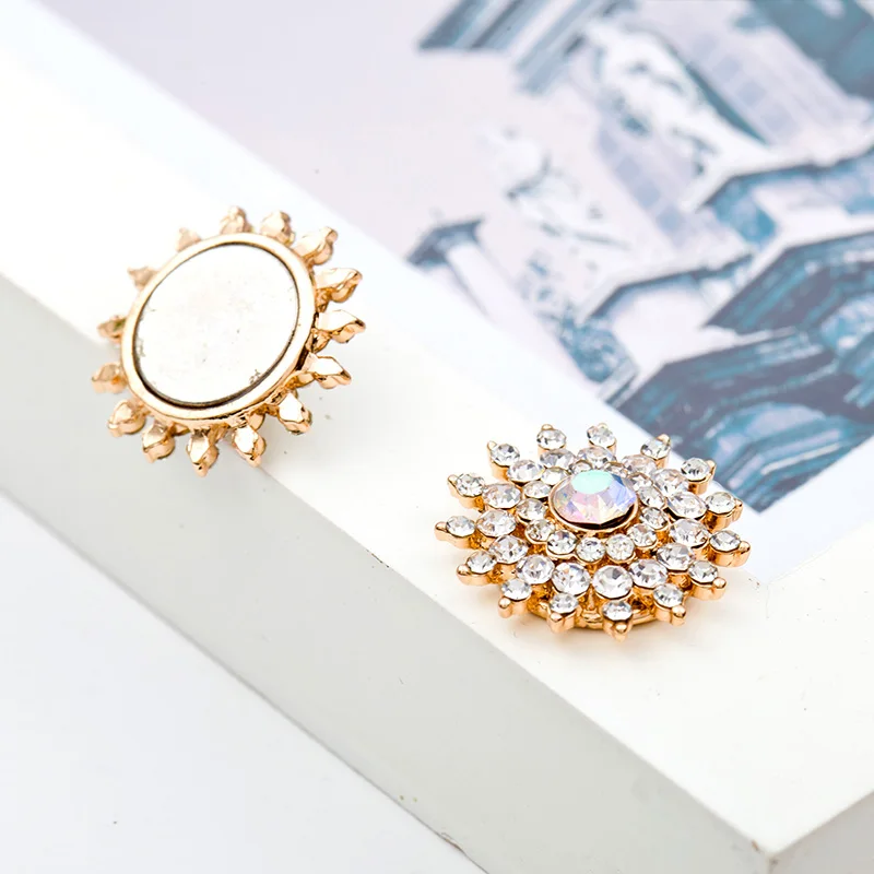 12 шт/Дюжина Магнитная брошь роскошная благородная элегантная белая Драгоценная