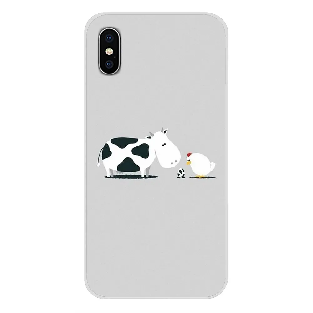 images 4 Милые черно-белые чехлы с рисунком коровы для samsung A10 A30 A40 A50 A60 A70 Galaxy S2 Note 2 3 большое ядро Prime - Цвет: images 4