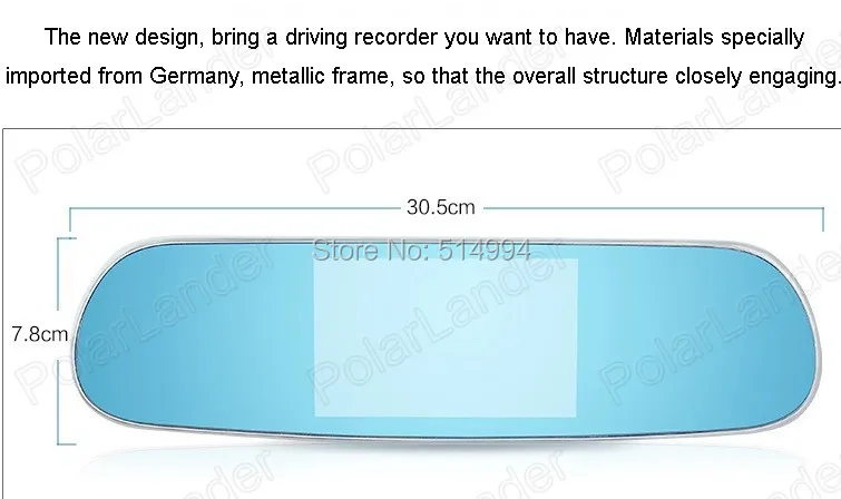 Новинка 2018 высокое качество 5 дюймов Android зеркало с двойным объективом для