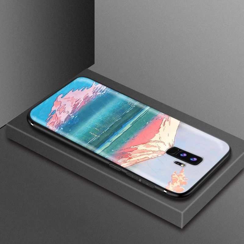 Чехол с японским краном Fuji Mountain Wave для Samsung Galaxy J6 A9 A8 A7 A70 A6 A5 A50 A40 A30 A3 A10 A51 A71 A81 A91 2018 |