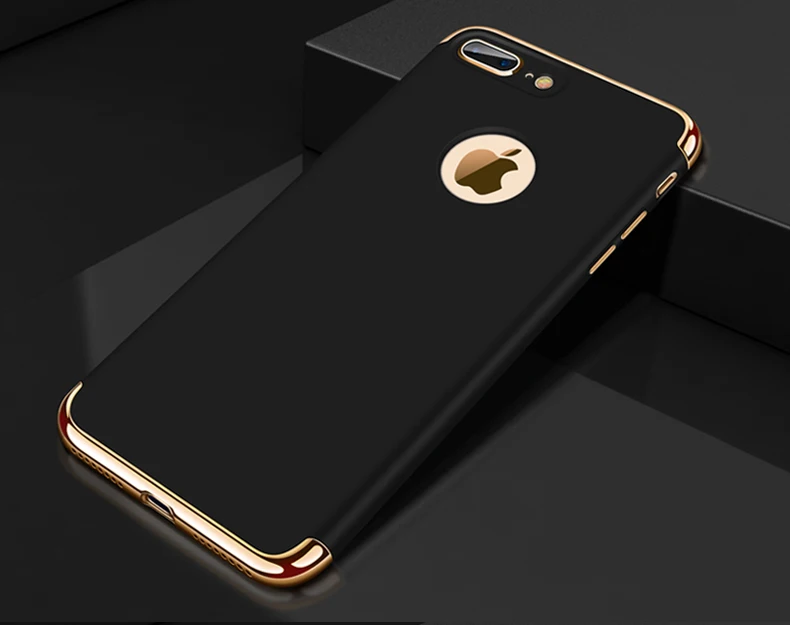 Роскошный 360 чехол для телефона с полным покрытием для iphone 6 6s 7 8 5 5S SE X XS Max XR PC матовый Жесткий Чехол для iphone 7 Plus чехол