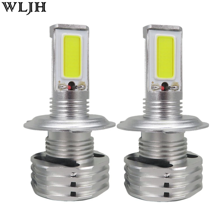 WLJH 2x80 Вт 11000LM H4 Led COB Чип автомобильные фары для мотоцикла светодиодные лампы Hi ближнего света фары комплект 12 в 24 В
