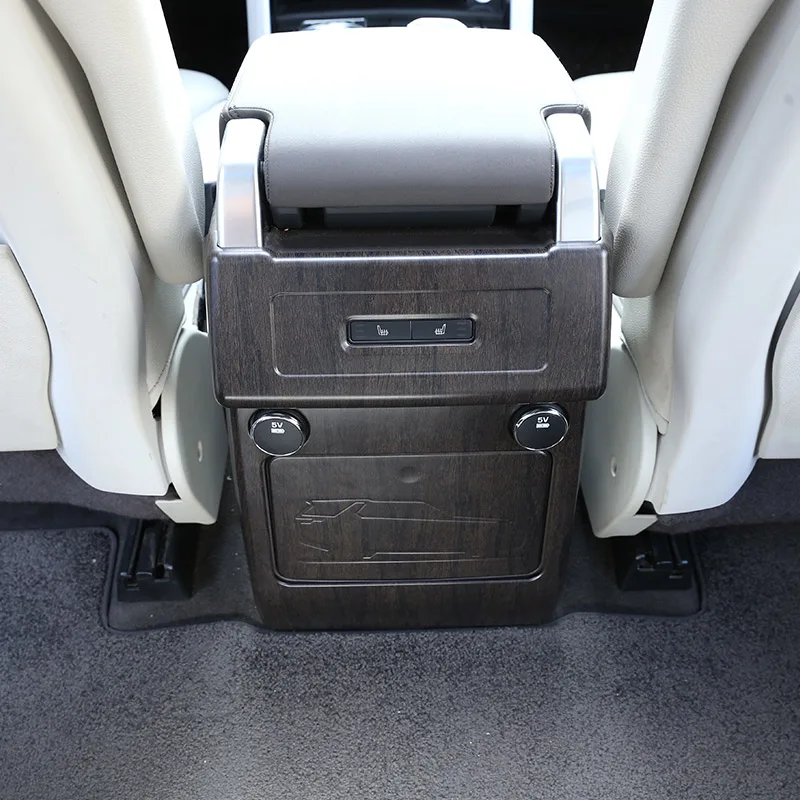 Древесина дуба для Land Rover Discovery 5 HSE LR5 2017-2018 ABS задний ряд Крышка вентиляционного