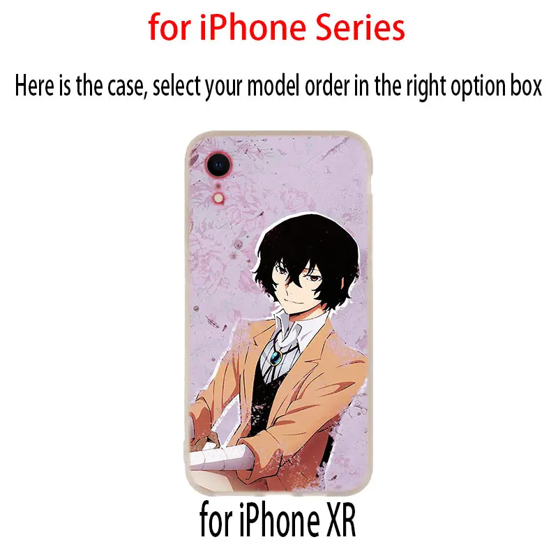Силиконовый мягкий чехол для iPhone 11 12 Pro X XS Max XR iphone 8 7 6 Plus 5 фотоблей аниме бродячие