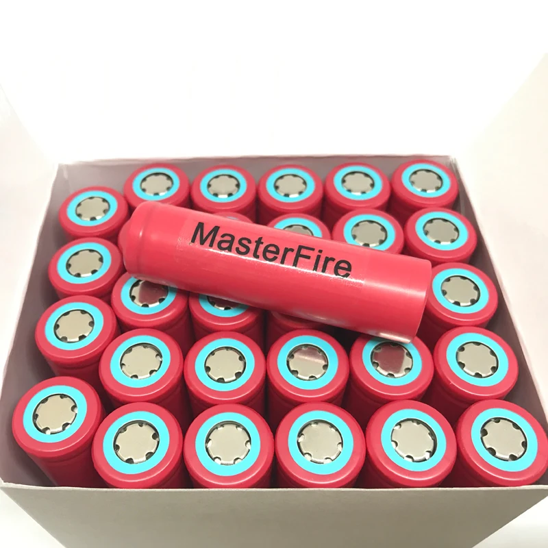 

Wholesale MasterFire 100% Original Sanyo 18650 3.7V Rechargeable Lithium Battery 2600mAh Batteries Cell For Flashlighs Torch