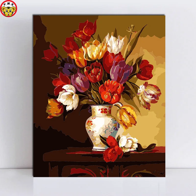 Живописи по номерам с изображением произведений искусства Раскраска натюрморт