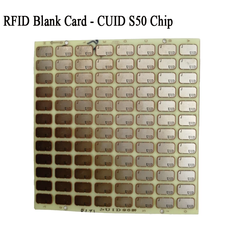 96 шт на листе UID CUID mifare s50 чип RFID чипсет cob id ic клон брелока копия бирка ключ карта