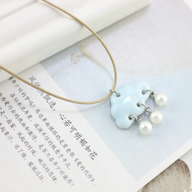 Богемные Керамические Подвески для колокольчиков Очаровательное ожерелье