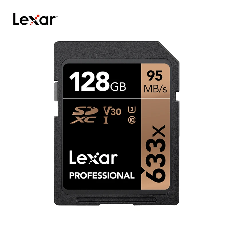 Lexar 633X карта памяти 32 64 128 Гб класс 10 U1/U3 V30 SD карта 32 Гб 128 Гб 64 Гб 256 ГБ 512 Гб 16 Гб флэш-карта SD память SDXC SDHC
