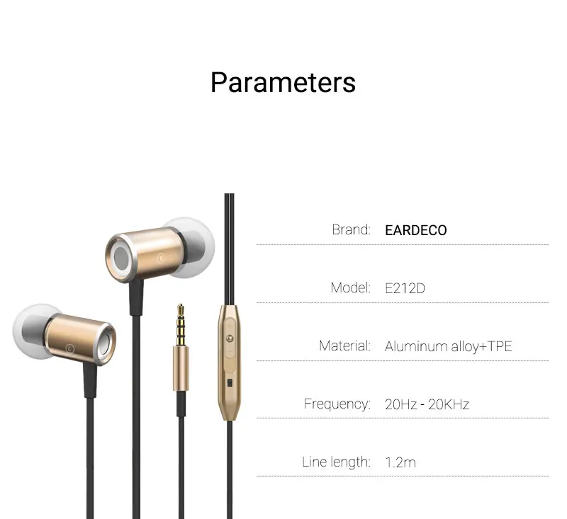 EARDECO, магнитные проводные наушники в ухо, спортивные наушники, гарнитура, бас провод, стерео наушники, Mp3 наушники, наушники с микрофоном, наушник