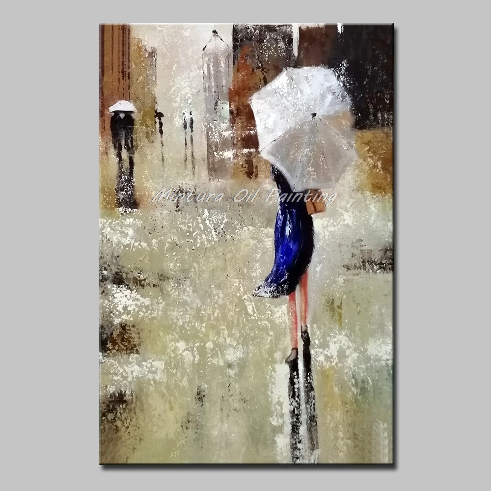 MT161210 Mintura Art, новинка, ручная роспись, нож, пейзаж, картина маслом на холсте для гостиной, домашний декор, Настенная картина, картины на холсте - Цвет: MT161210