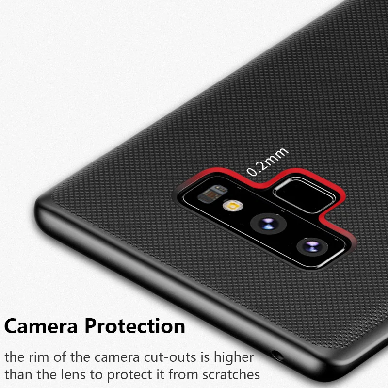 Чехол X Level для Samsung Note 9 роскошный тонкий матовый жесткий пластиковый защитный