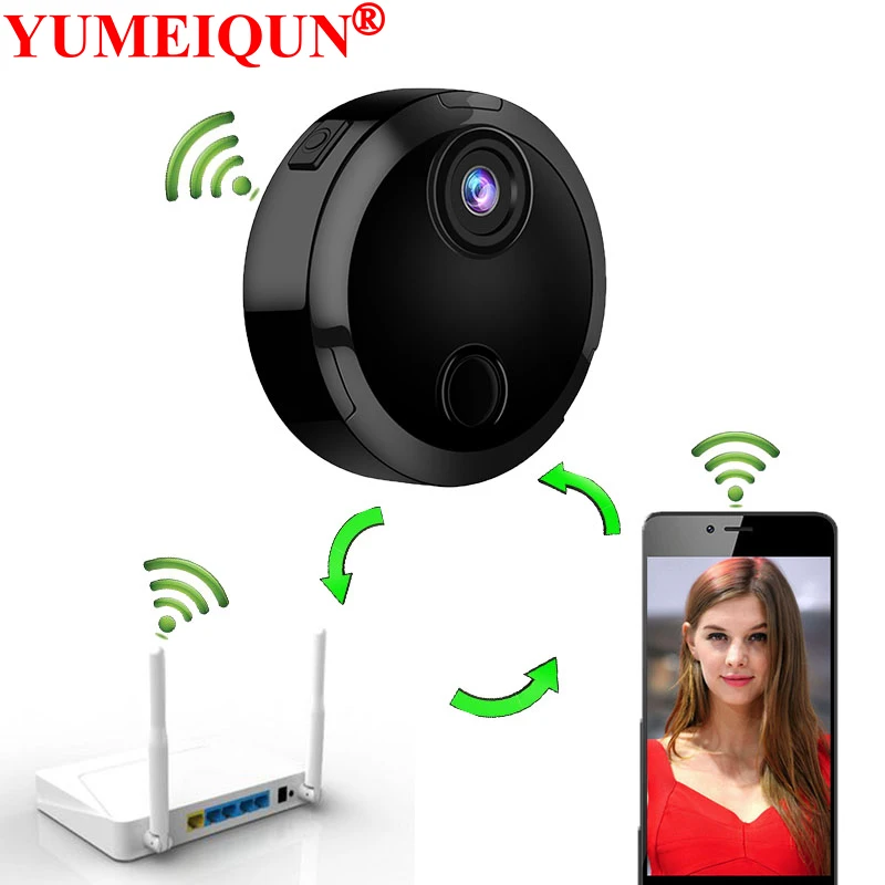 Cube Smart WIFI мини камера Full HD 1080P инфракрасная ночная версия видеокамера