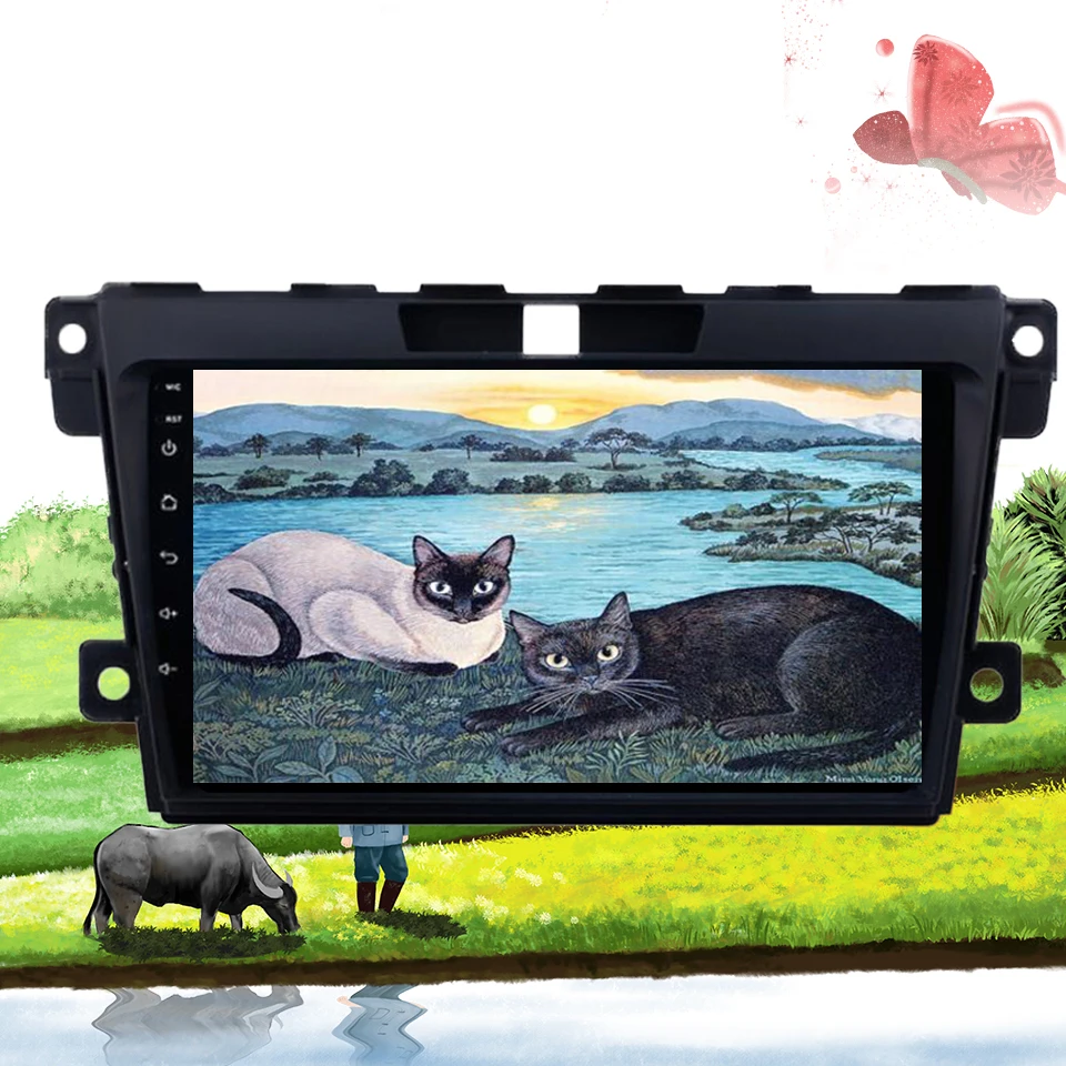 Android 10 0 автомобильный DVD CD плеер для Mazda CX 7 CX7 2008 2013 Автомобильный GPS Satnav стерео блок