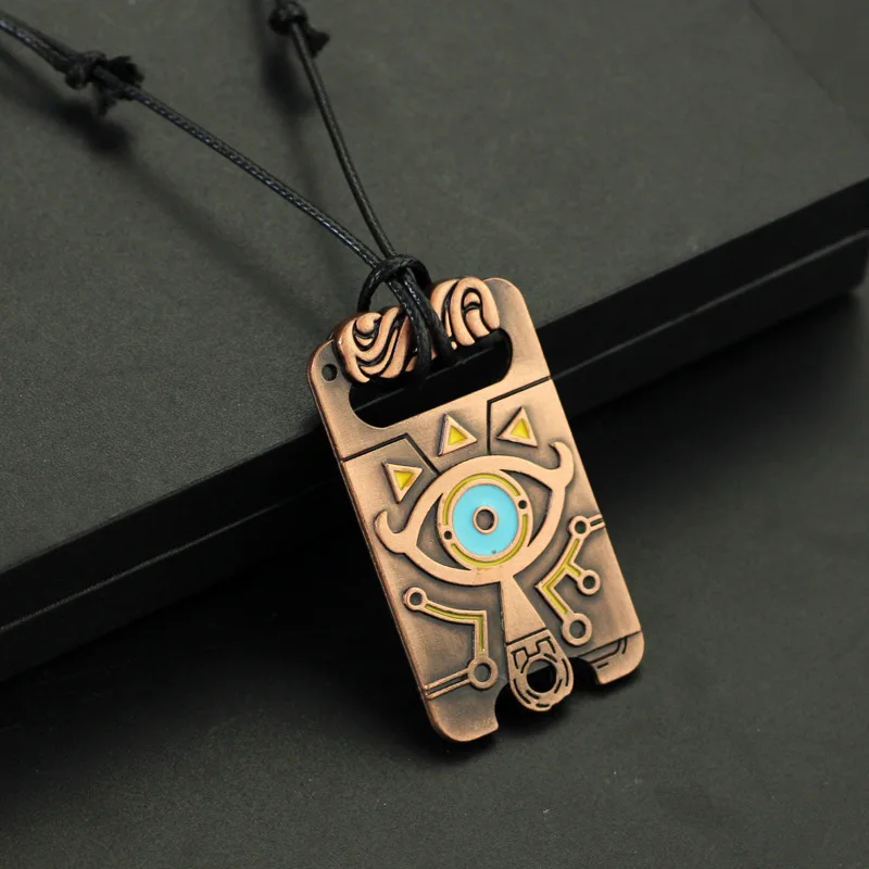 Легенда о Зельде: дыхание дерзкое ожерелье кулон с большими глазами логотип