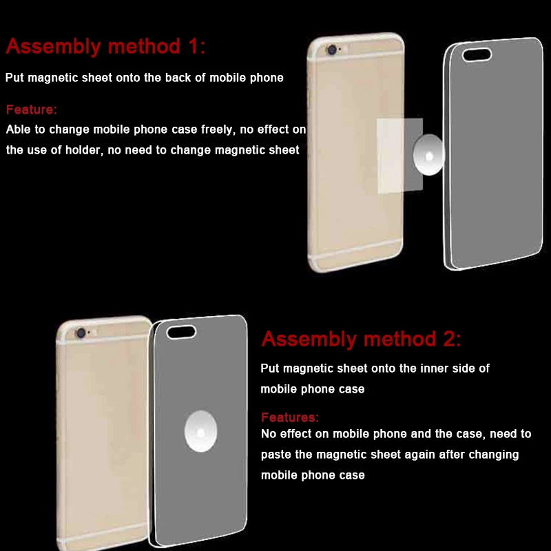 Универсальный автомобильный держатель MALUOKASA для iPhone 6 7 Air Vent Mount магнитный автомобильный держатель для телефона Подставка для samsung huawei Авто gps кронштейн авто держатель телефона крепление телефона