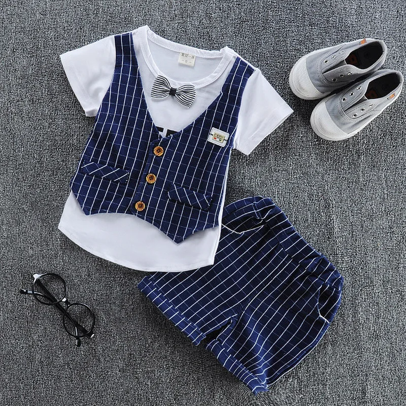 

Summer two-piece boy suit for children aged 1-4