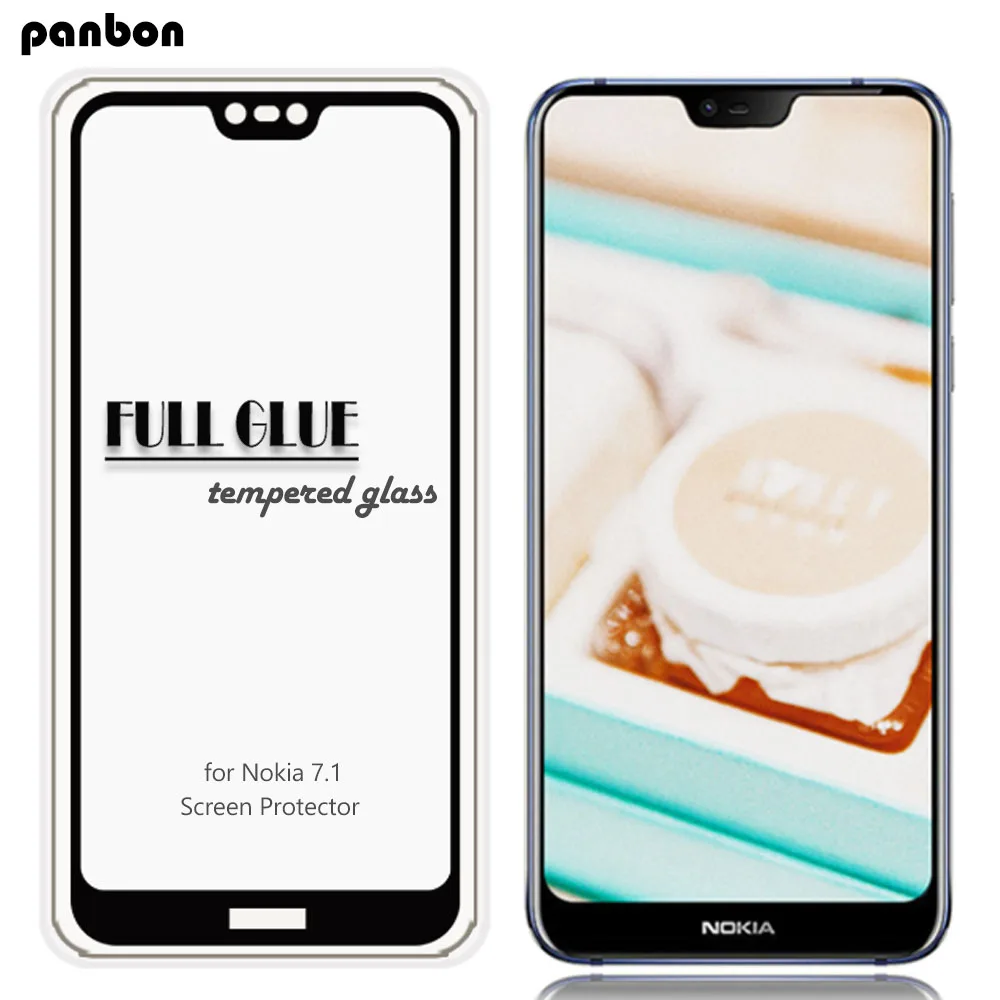 Panbon Оригинальное Защитное стекло для Nokia 7,1 Nokia7 Закаленное стекло пленка для Nokia 7 Plus Nokia7.1 защита экрана закаленное
