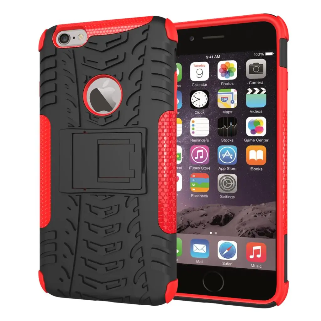 Wolfsay For Case iPhone 6 Silicone Hard Plastic Armor Cover 6s Apple Phone Fundas | Мобильные телефоны и аксессуары