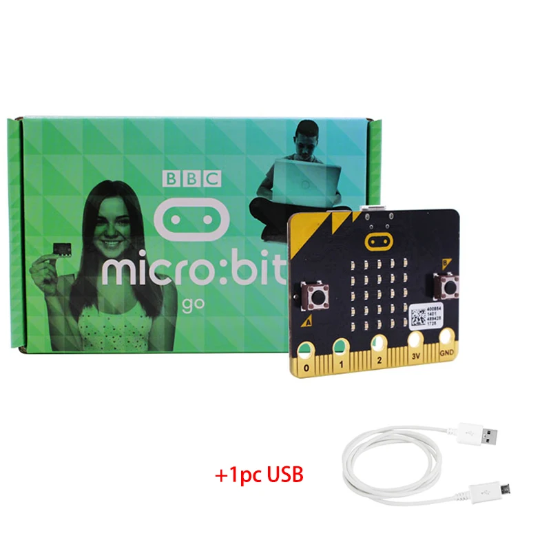BBC Micro: бит Bluetooth ARM Cortex M0 25 светодиодный свет компьютера с Usb для детей начинающих