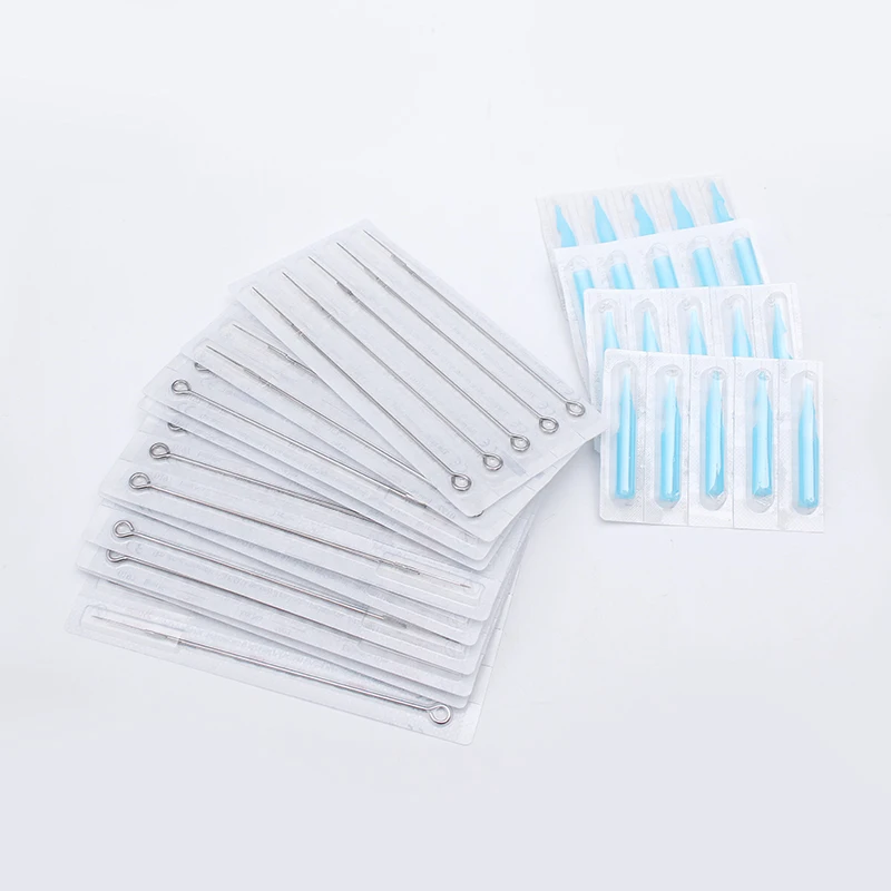 Tattoo Needles Tip (3RL+3RT) and Tubes Tips Mixed - Professional Disposable Plastic | Красота и здоровье