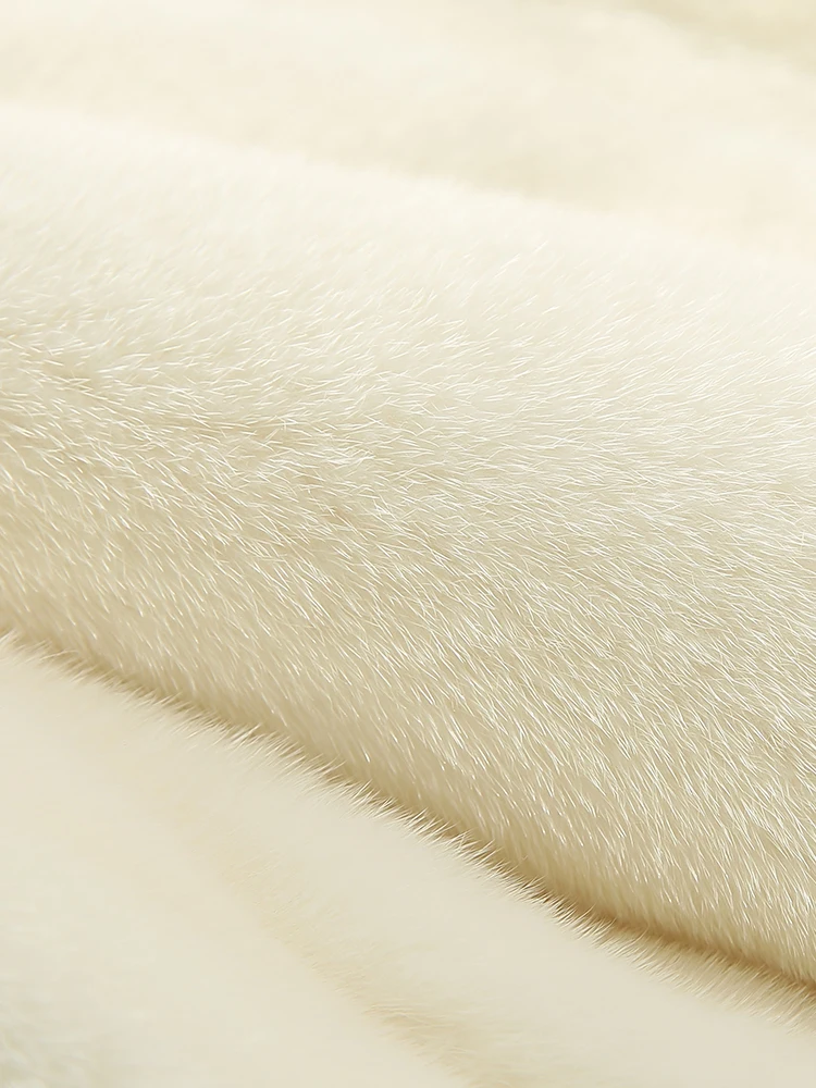 Mubao long paragraph mink fur coat female 2019 new imported wave swing hooded MD7248 | Женская одежда