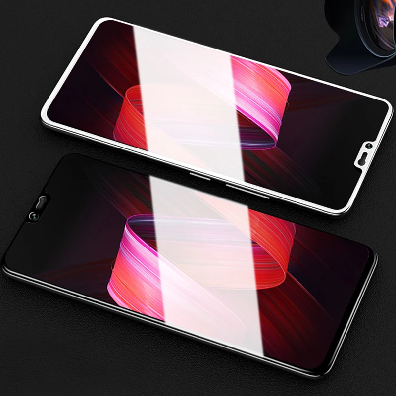 9D Tempered Glass for OPPO F9 oppo R15 R17 Protective A7 AX7 Realme U1 oppoF9 oppoR15 F7 F5 Screen Protector | Мобильные телефоны и
