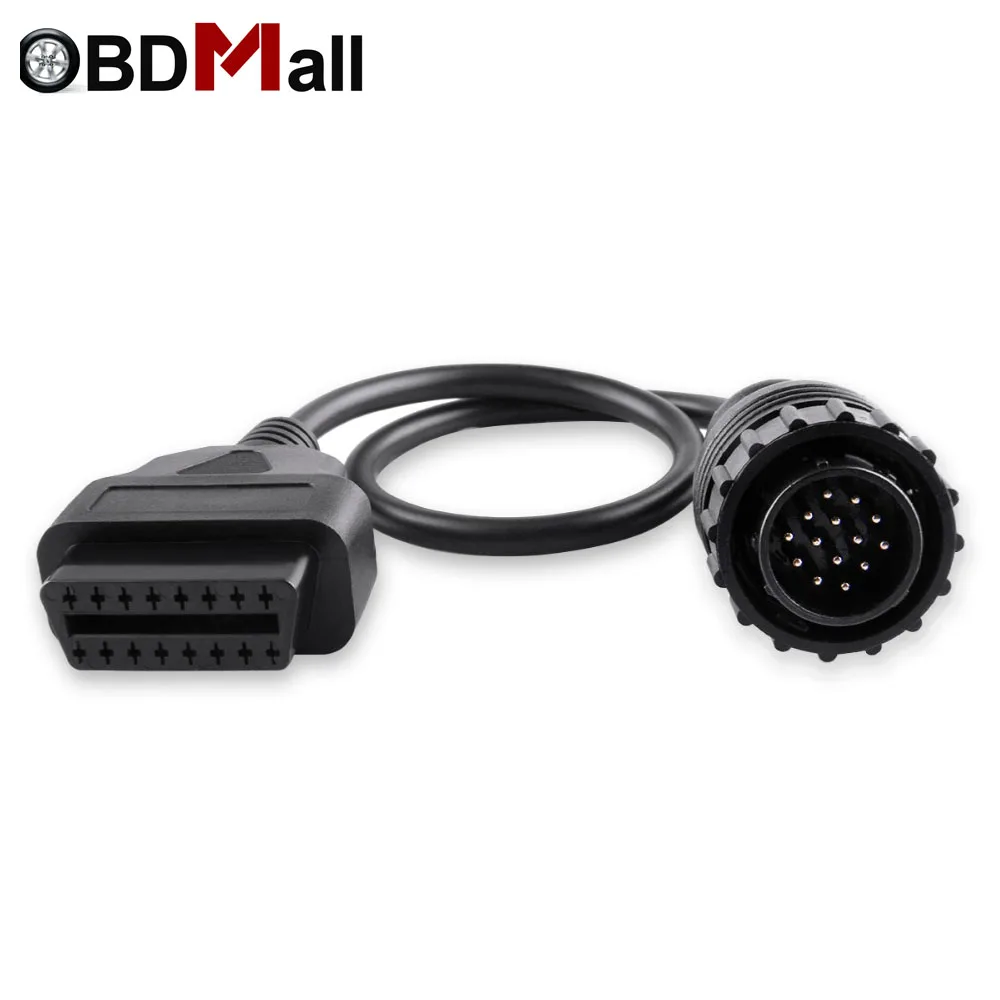 

2021 New OBD Adapter Cable For Mercedes Benz 14Pin to 16 Pin OBD 2 Diagnostic Connector Cable 14 Pin Cable For Sprinter For Benz