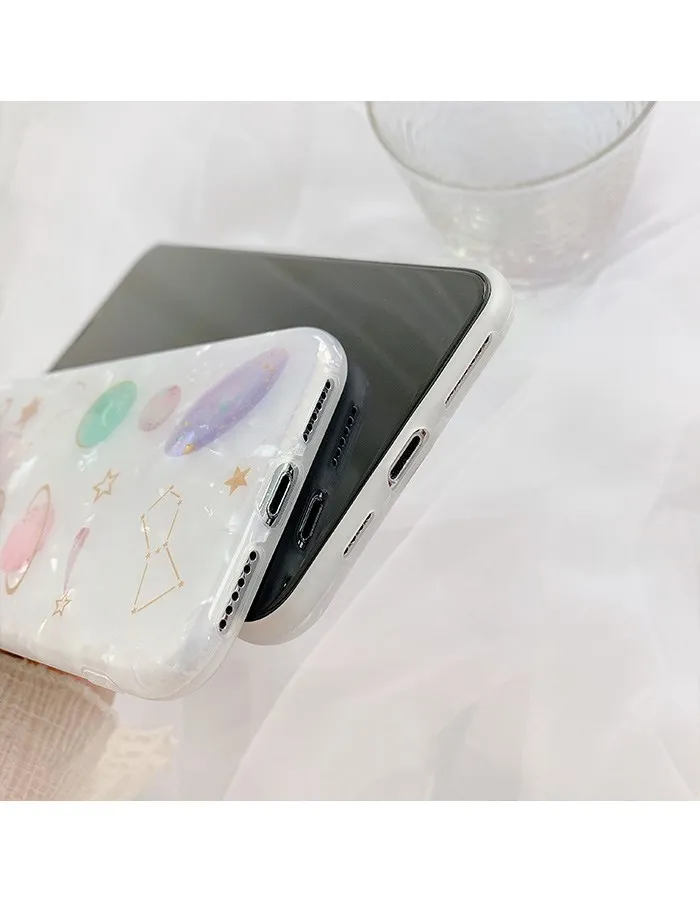 Роскошный Космический Чехол для телефона Dream Shell Iphone X Xs Max мягкий чехол из ТПУ с