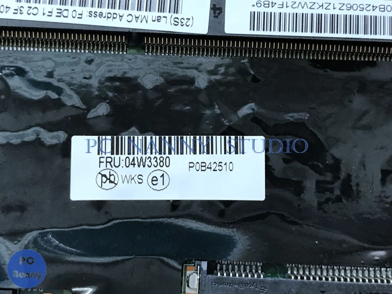 PCNANNY 04W3380 04y1816 для lenovo X220 планшет материнская плата с i7-2640M процессором и вентилятором HD graphics 3000 работает