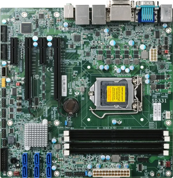 DFI Промышленная материнская плата SD331-Q170CRM 6-го/7-го поколения процессор Intel CoreTM