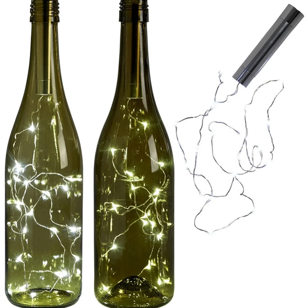 

Litake Battery Power Warm White Bottle Lights LED Cork Shape String Lights for Bistro Wine Bottle Starry Bar Party Valentines