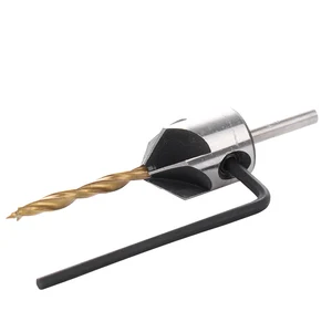 5,5 мм Круглый хвостовик с шестигранным ключом стальной столешница сверло Деревообработка столярных изделий расточные инструменты