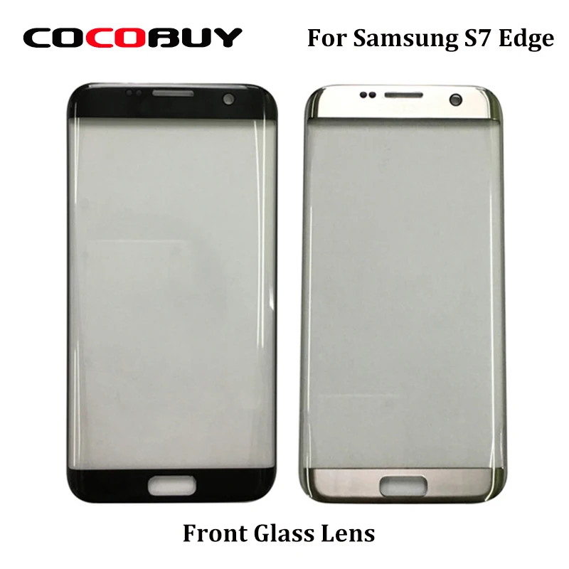 

Сменное внешнее стекло AAA +, 10 шт., для Samsung Galaxy S7 Edge G935F, ЖК-дисплей, сенсорный экран, переднее внешнее стекло, объектив
