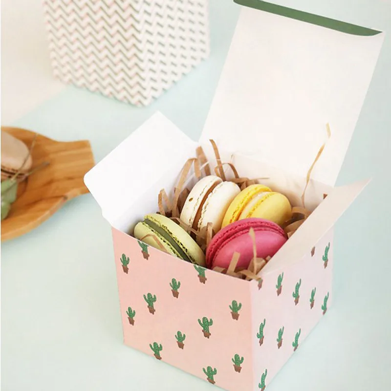 10 шт. бумажная Подарочная коробка для конфет на день рождения Рождество