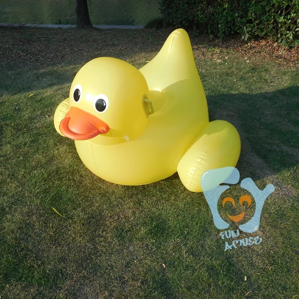 Желтая надувная утка надувные ездить на бассейн игрушки нарукавники для