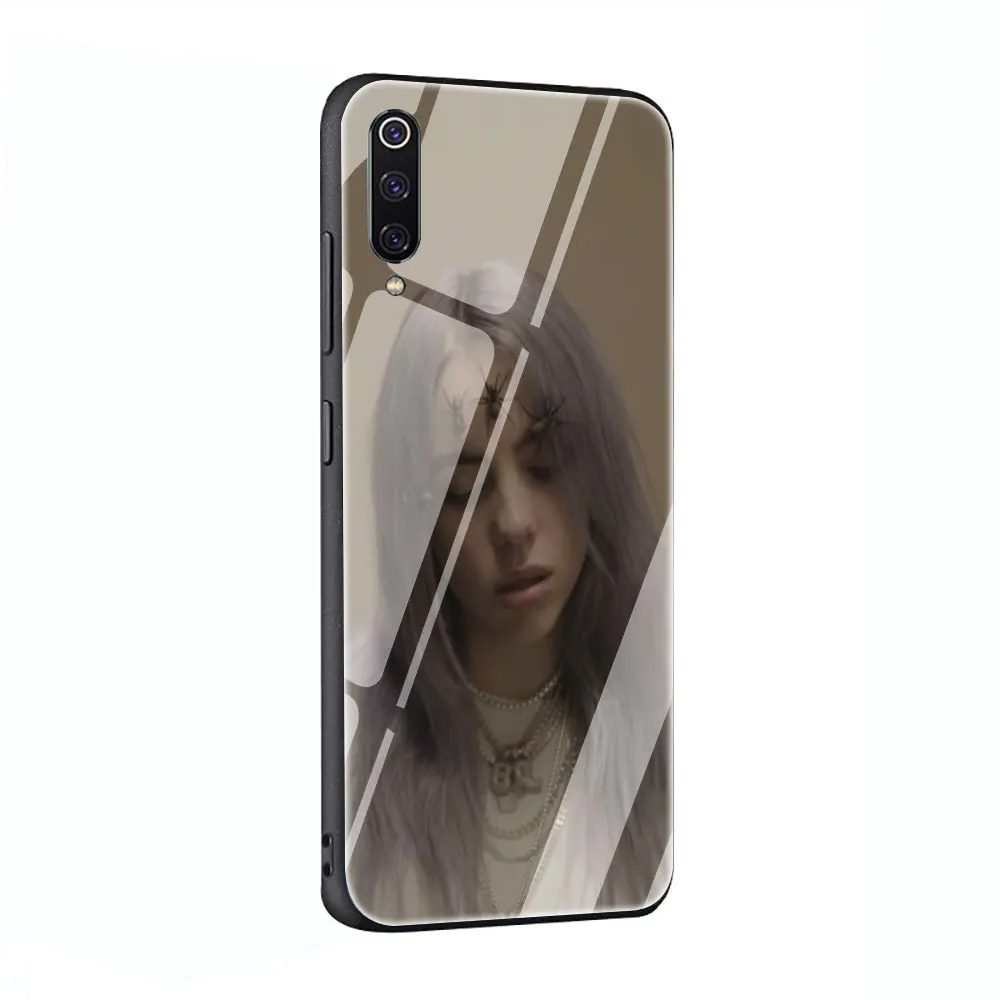 G2 Billie Eilish закаленное стекло чехол для телефона Xiaomi mi 8 9 Красный mi 4X 6A Note 5 6 7 Pro Pocophone F1 - Цвет: G2