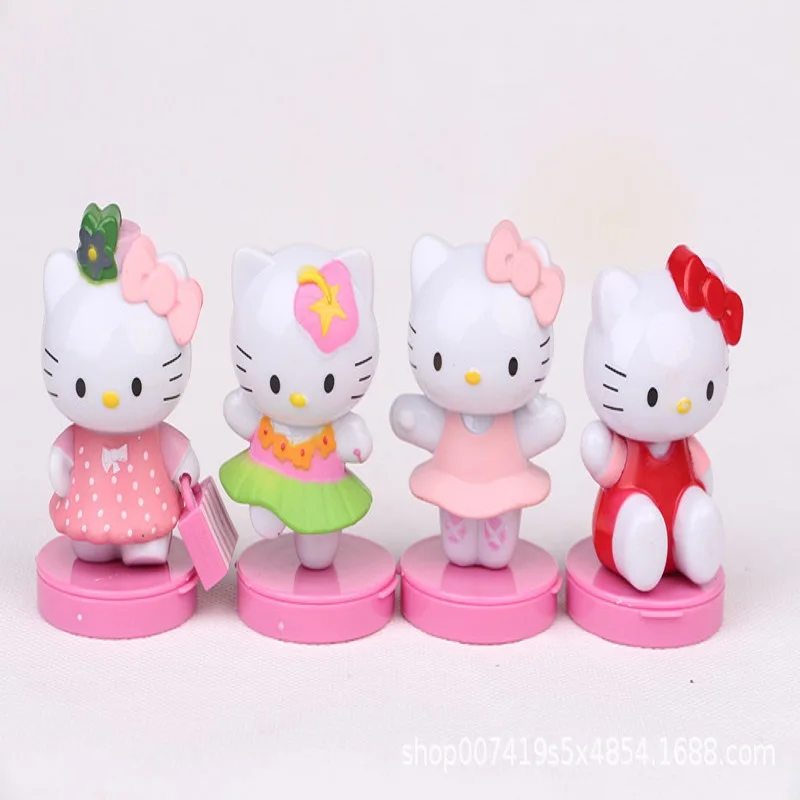 Экшн игрушка Hello Kitty милый розовый игрушечный котенок фигурки baita украшение для