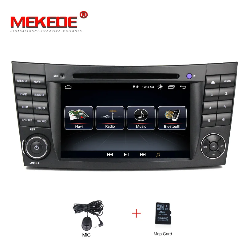 Standard model Новое поступление! Четырехъядерный android 8,1 Автомобильный gps dvd-плеер для Mercedes Benz E-Class W211 E200 E220 E240 E270 E280 2002-2008 w219 - Цвет: Standard model