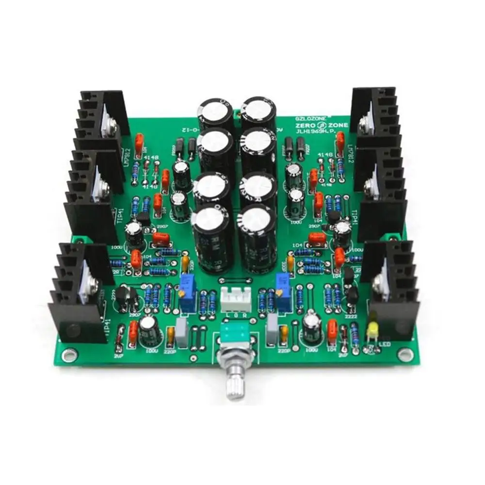

HOOD1969 Class A Headphone AMP 12V-0V-12V DIY Assembled Amplifier Finished Board