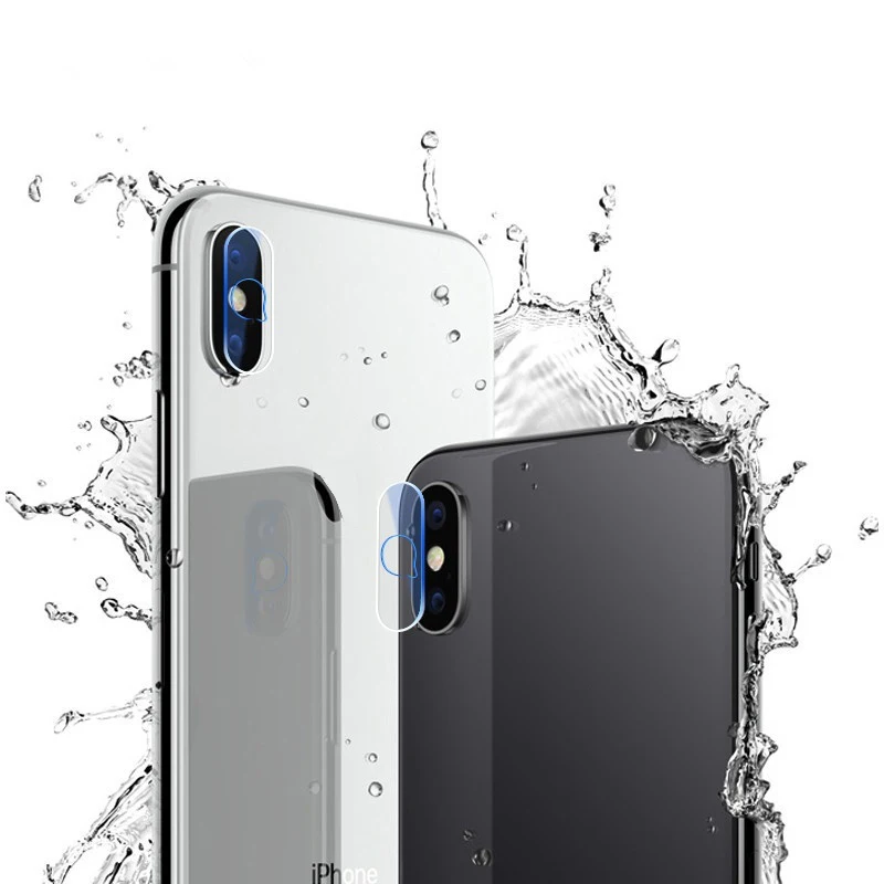 Объектив камеры для iPhone X 7 8 6s Plus XR XS Max прозрачное закаленное стекло Защита Apple