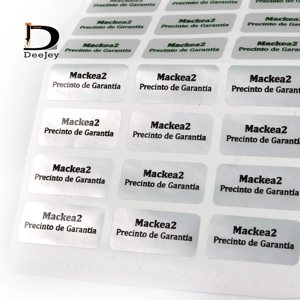 custom printed seal label waterproof leaving word VOID PET stickers self-adhesive warranty 1000pcs lot | Дом и сад