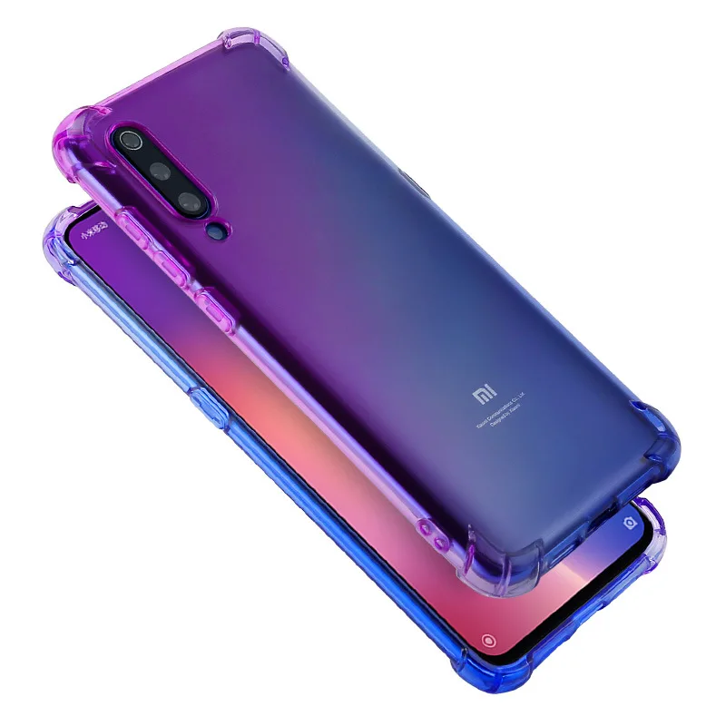 

Shockproof Clear Soft Silicone Case for Redmi K20 K20 Pro Redmi Note 7 Note 7 Pro Anti-Knock For Xiaomi 9 Mi 9SE