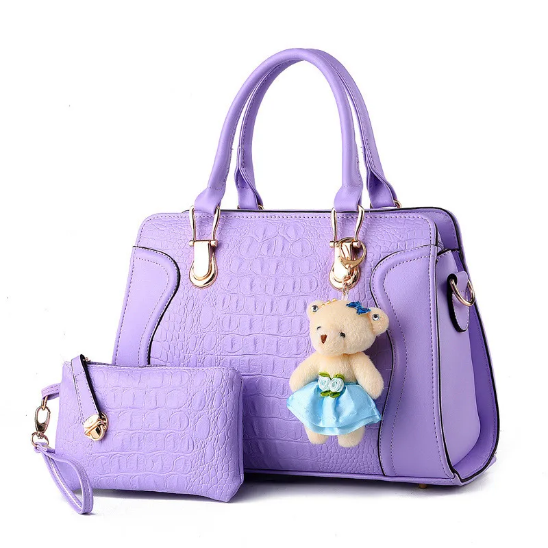 3D крокодиловая женская сумка высокого качества из искусственной кожи с узором