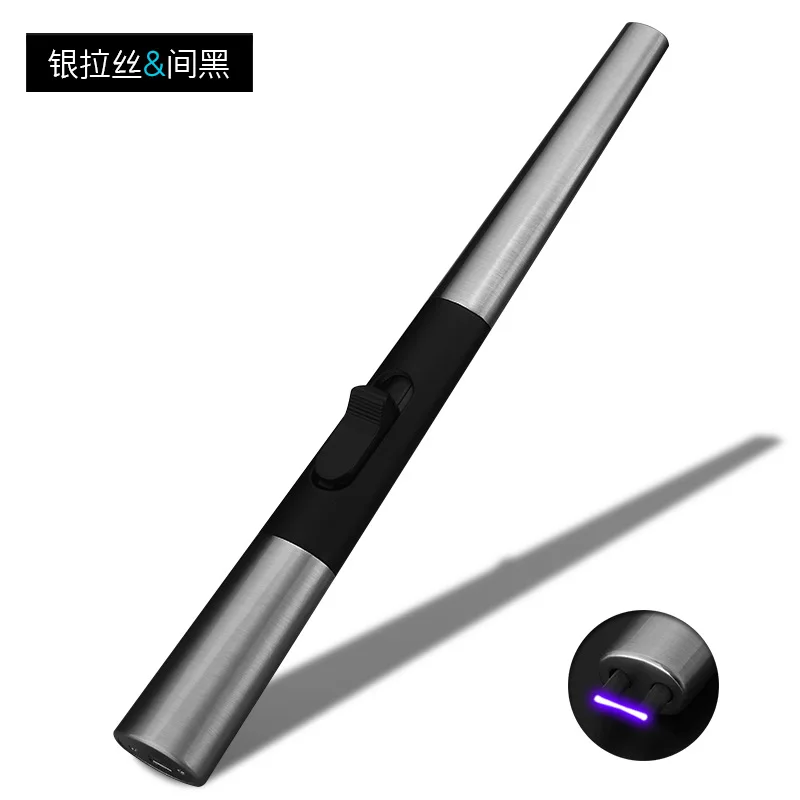Металлический usb-поджигатель дуги для кухни, барбекю, Свеча для зажигания, пистолет с зажигателем, импульсная Электронная зажигалка, ветрозащитная, для улицы - Цвет: 4