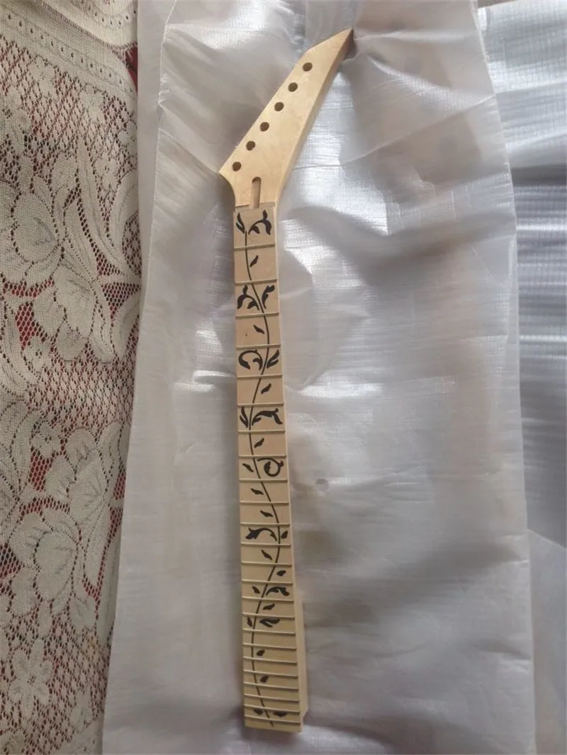 Disado 24 лада черное дерево жизни клен электрогитара шеи гриф аксессуары для гитары